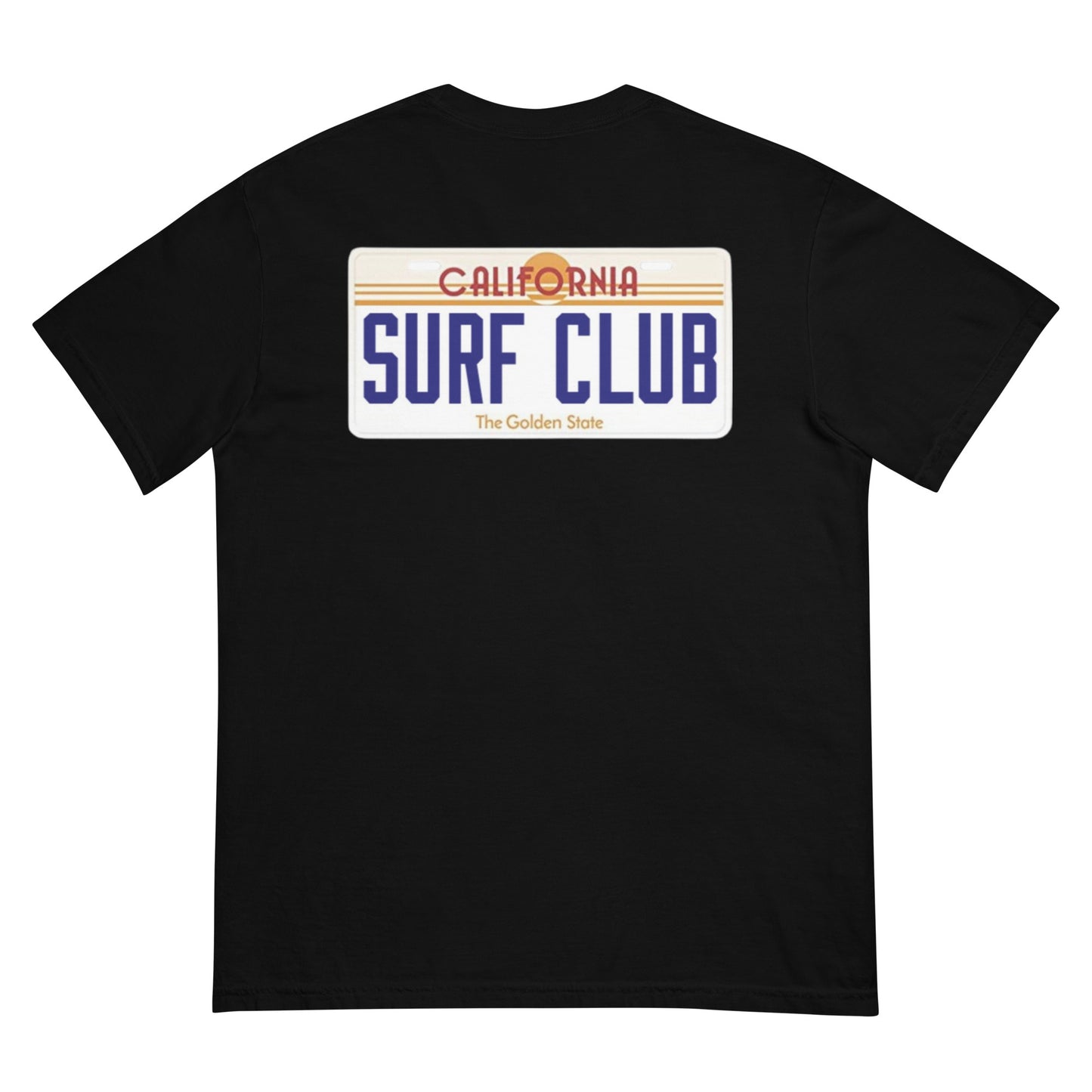Surf Club Vintage License Plate