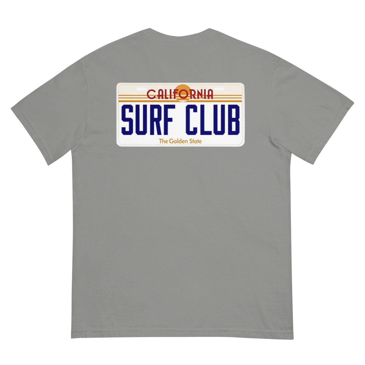Surf Club Vintage License Plate