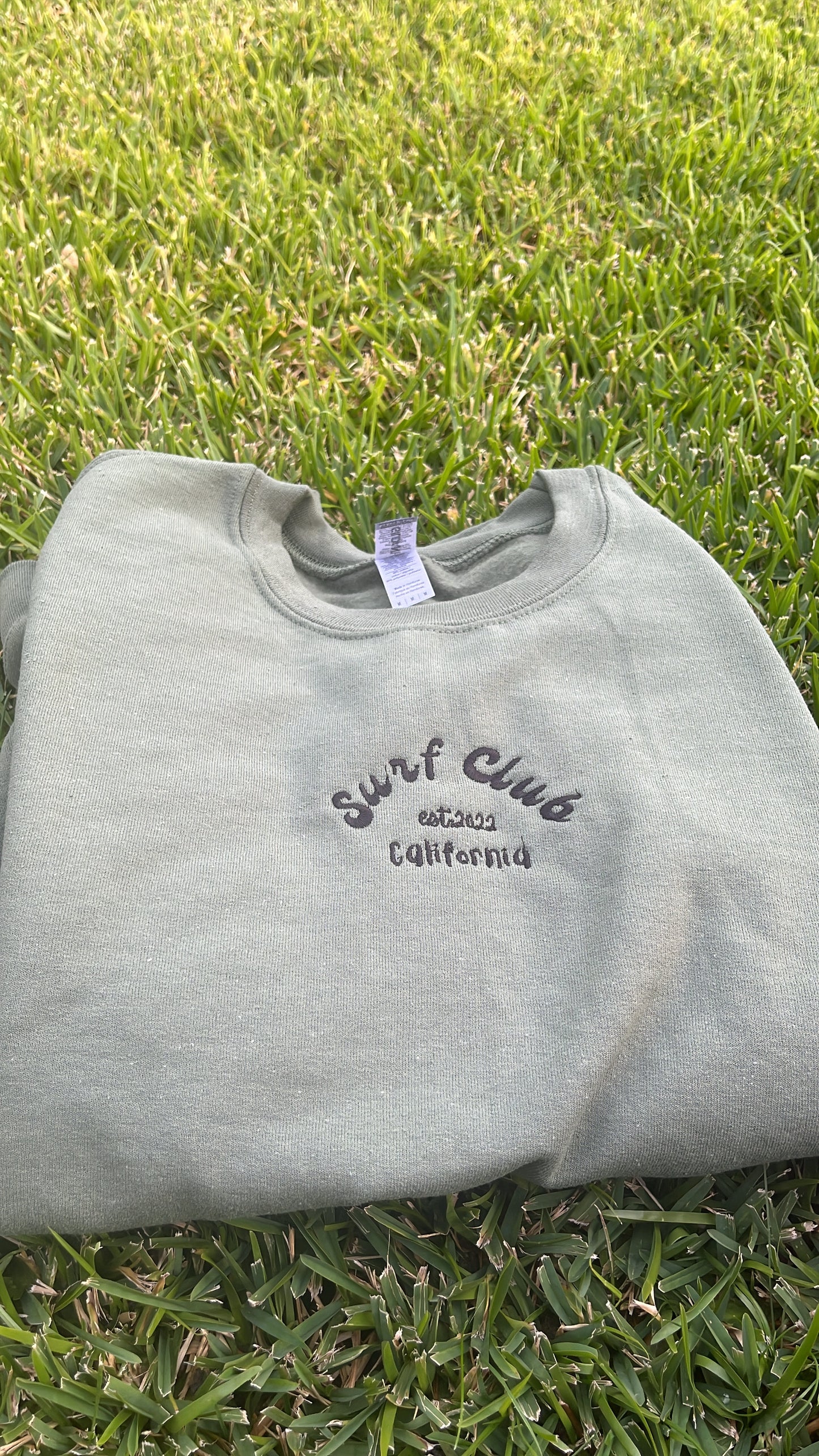 Surf Club EMBROIDERED Crewneck